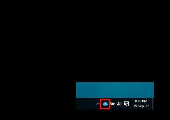 pCloud icon taskbar