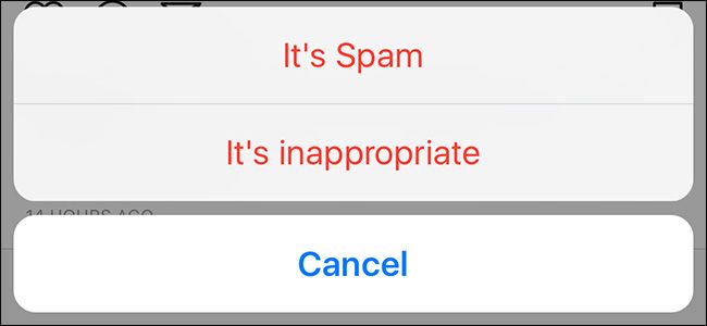 Как пожаловаться на пост в Instagram