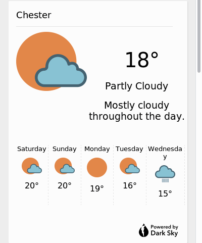 Coffee: современный интерфейс погоды и новости