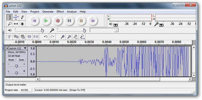 Высококачественный JPG в Audacity