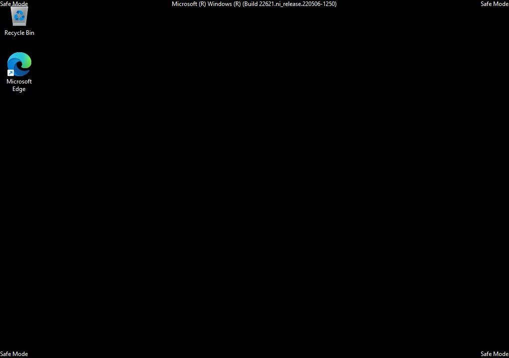 Windows 11 in Safe Mode