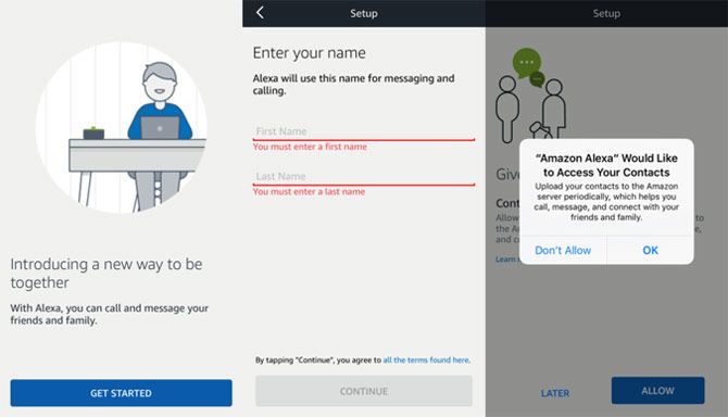 Настройка приложения Amazon Alexa на смартфоне