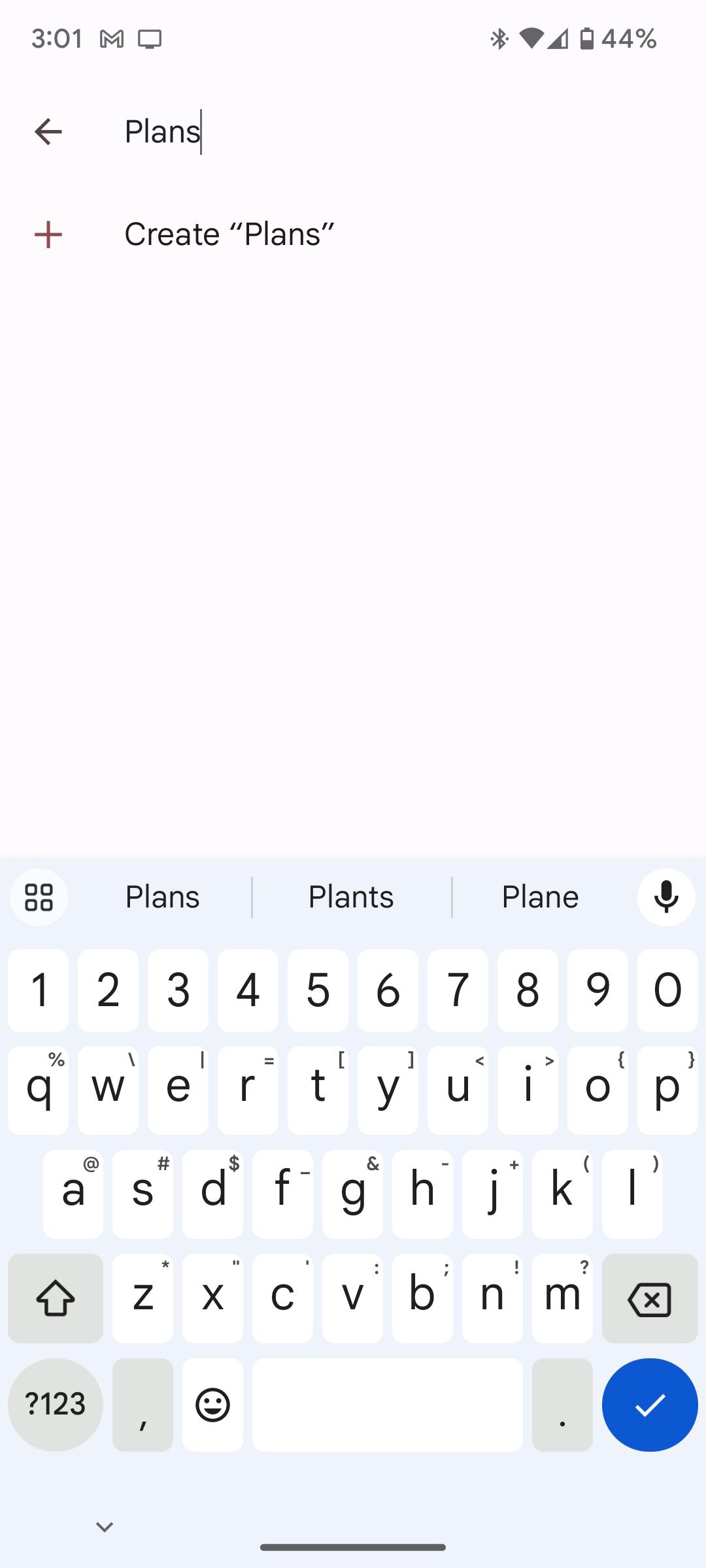 Создание метки в Google Keep