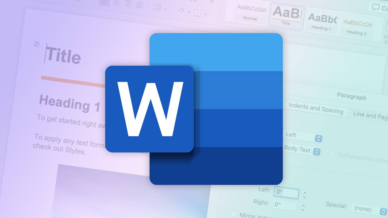 Microsoft Word logo.