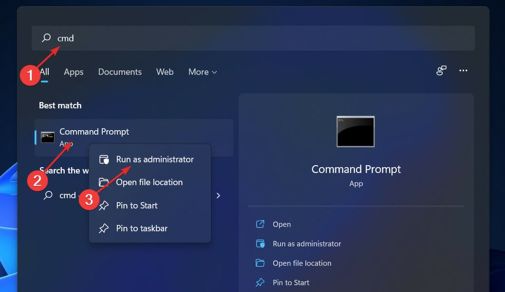 Запуск командной строки от администратора