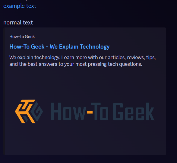 Гиперссылка в Discord. 