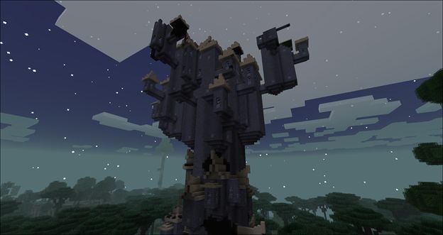 Замковые структуры и боссы в Twilight Forest