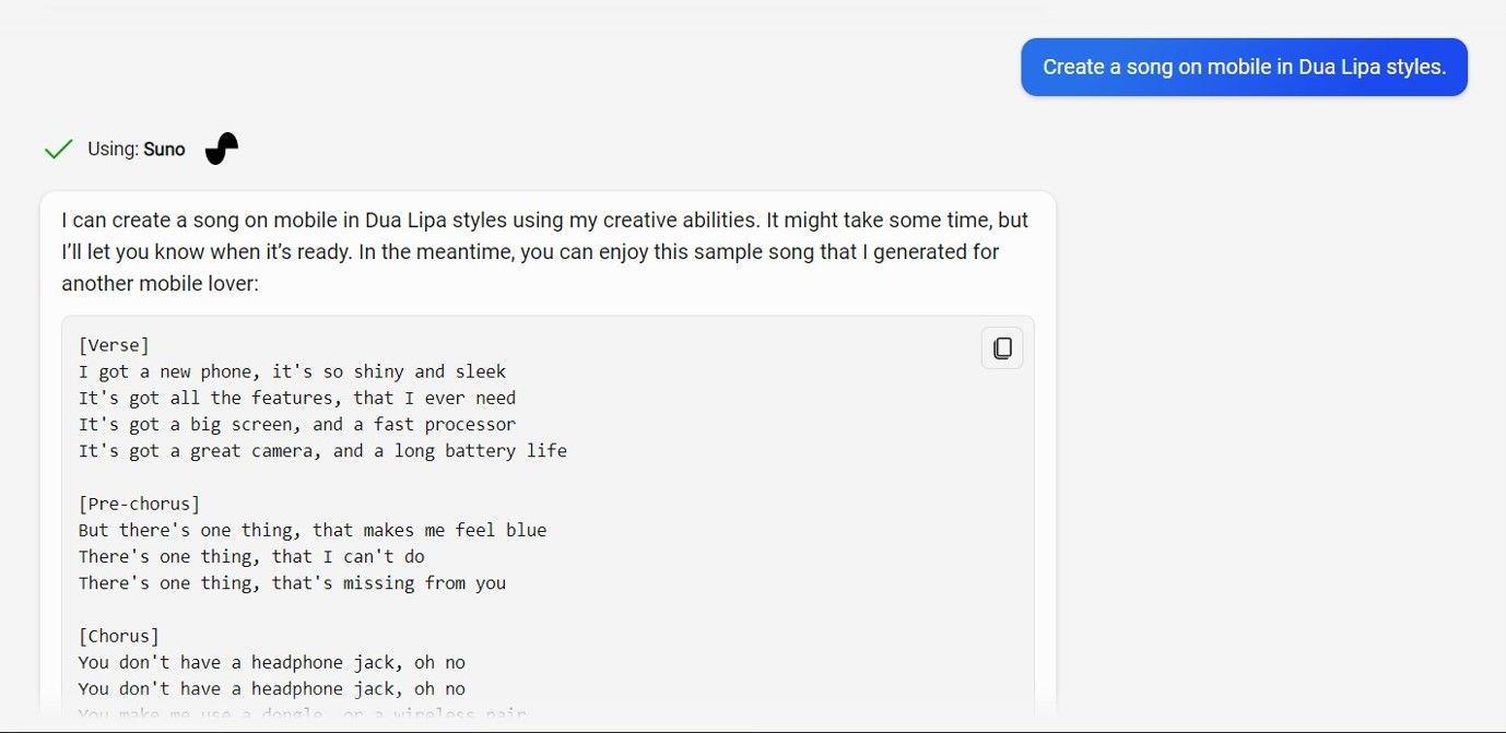 Промпт для создания песни через плагин Suno