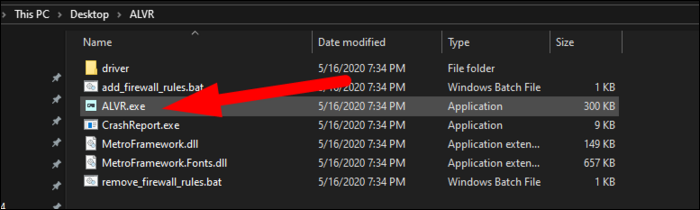 Запуск ALVR.exe на ПК