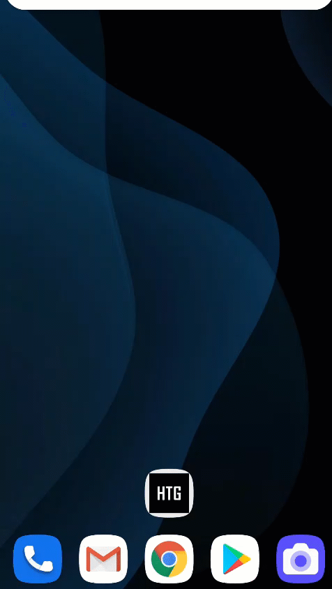 Домашний экран после восстановления конфигурации