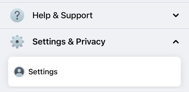 Мобильные настройки Facebook