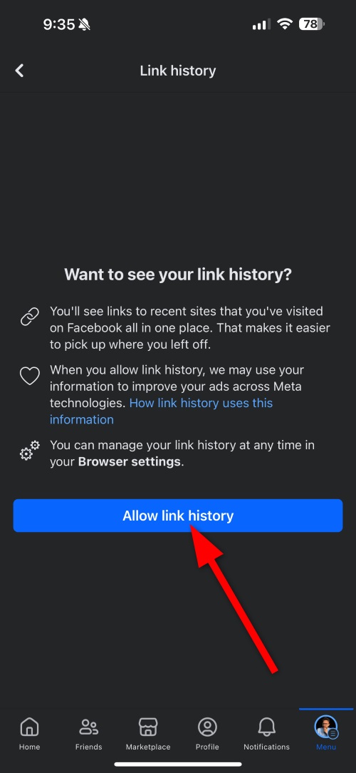 Подтверждение разрешения на iPhone
