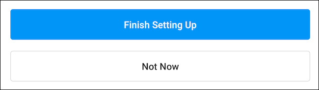 Завершение настройки Facebook в Instagram