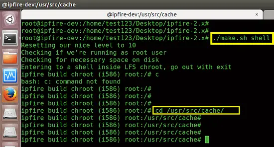 Содержимое директории кэша исходников в IPFire (/usr/src/cache)