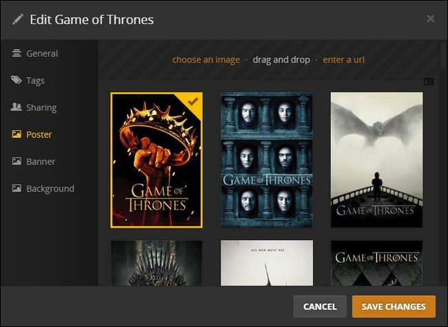 Пример альтернативной обложки для Game of Thrones