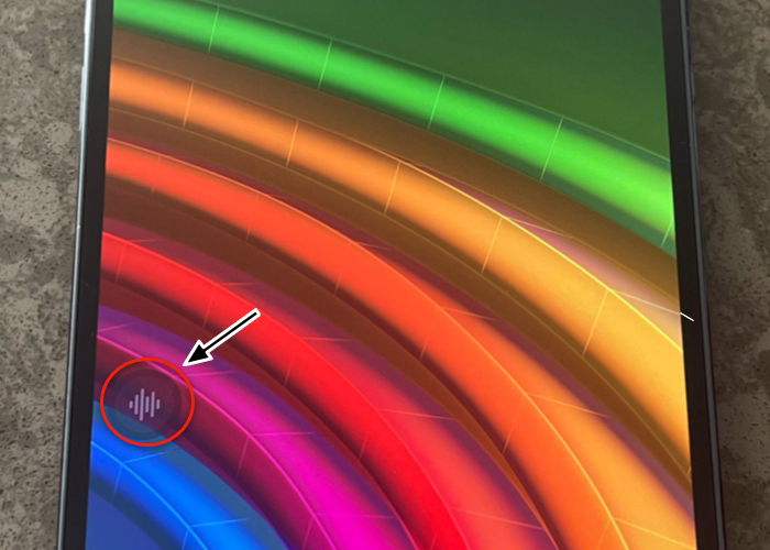 Иконка виджета со звуковыми волнами