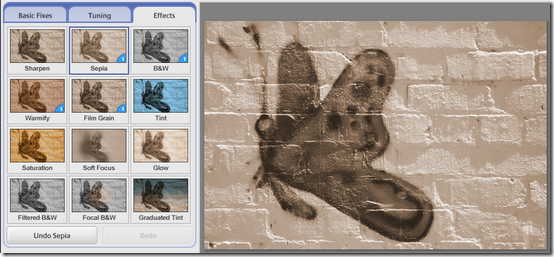 Снимок, преобразованный в тёплую сепию