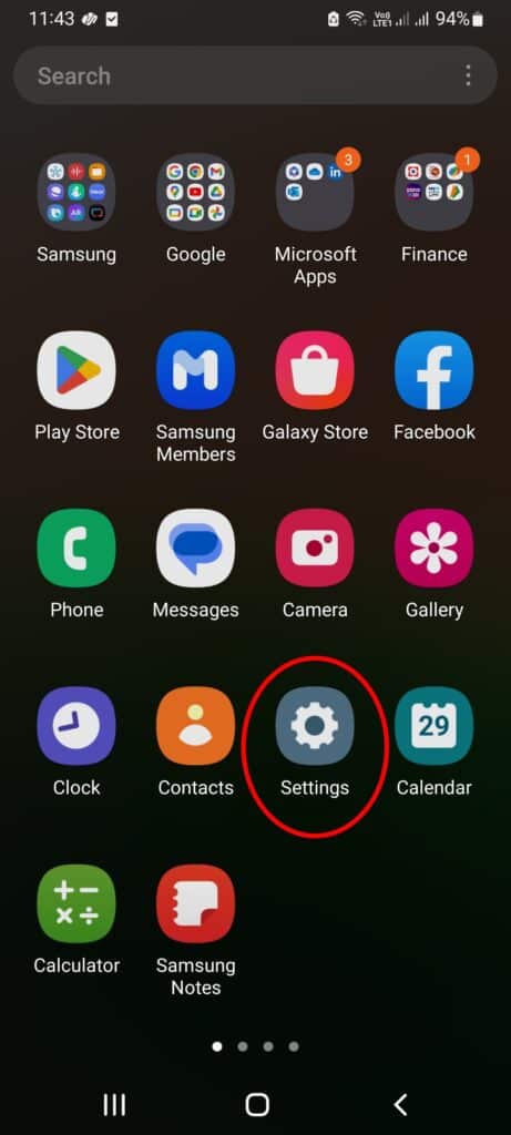 Impostazioni Wi-Fi su smartphone