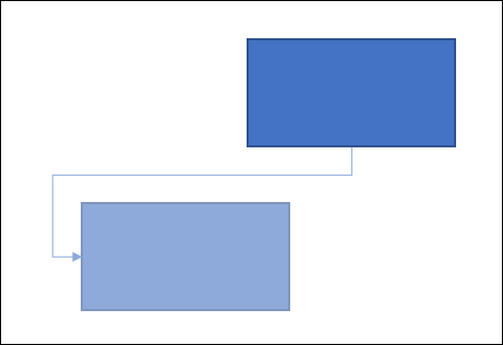 Соединитель остаётся привязанным при перемещении фигуры