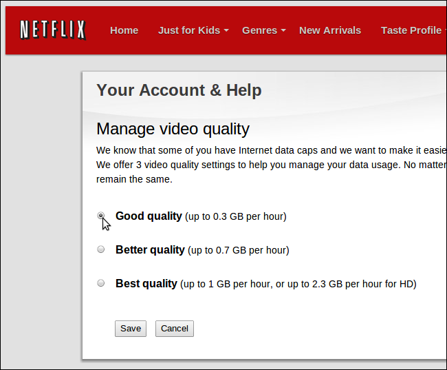 Управление качеством видео на Netflix — снижение битрейта