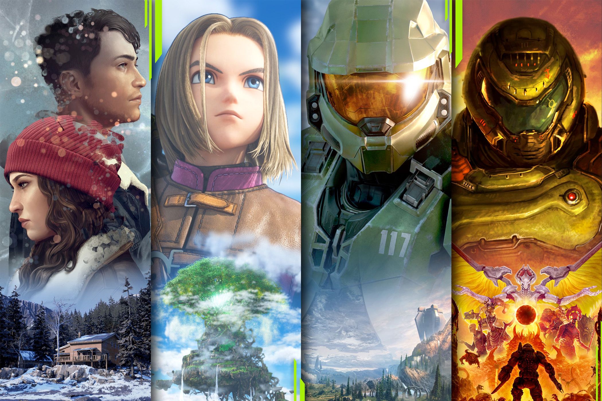 Подборка игр, доступных в Game Pass.