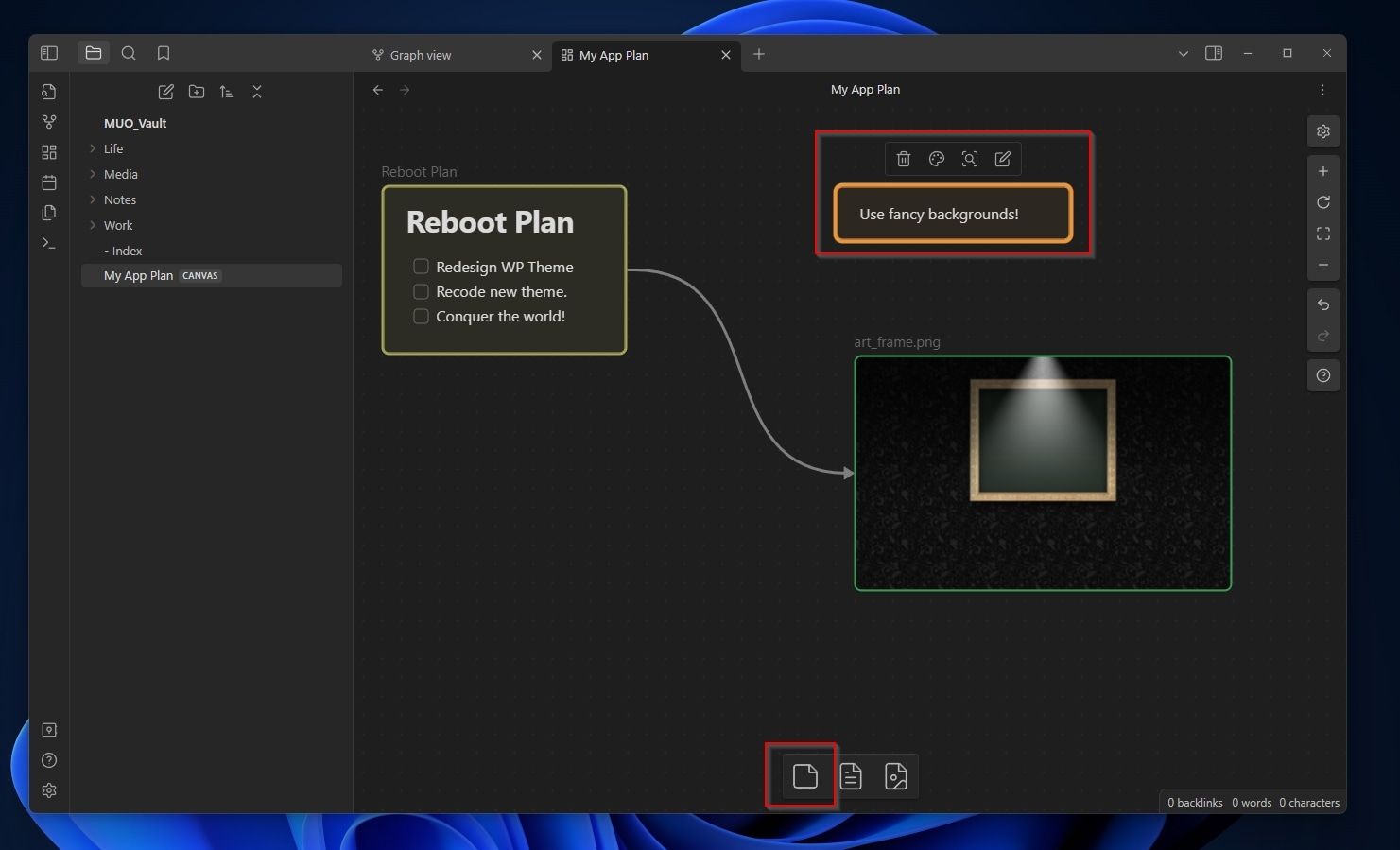 Добавление изображений на Canvas перетаскиванием из панели файлов