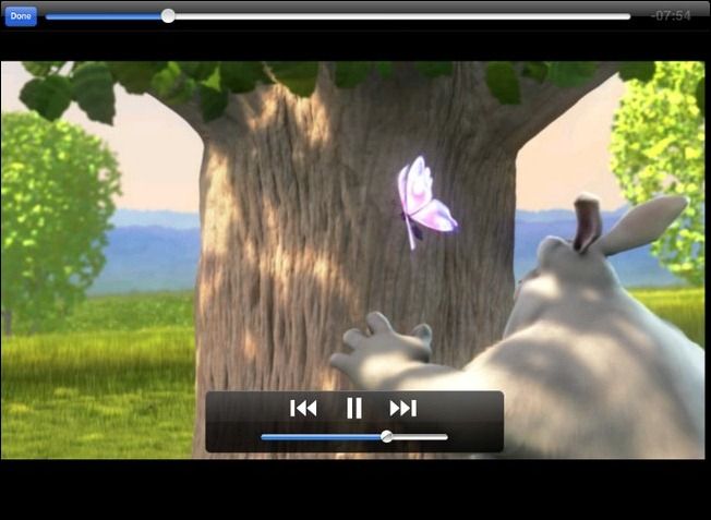 Воспроизведение видео в VLC на iPad
