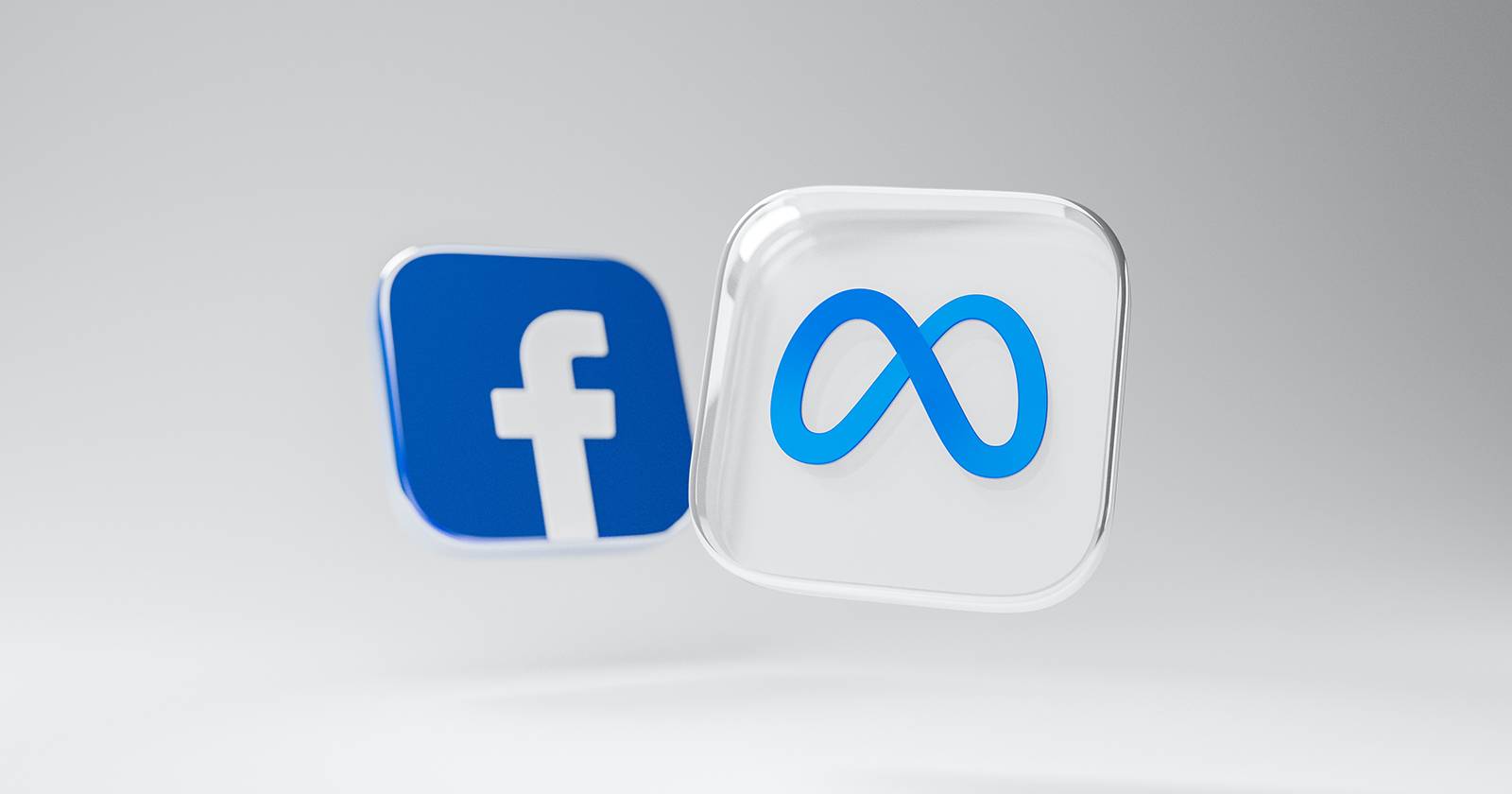 Facebook and Meta icons