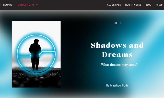 Экран приложения Serial Box с эпизодами