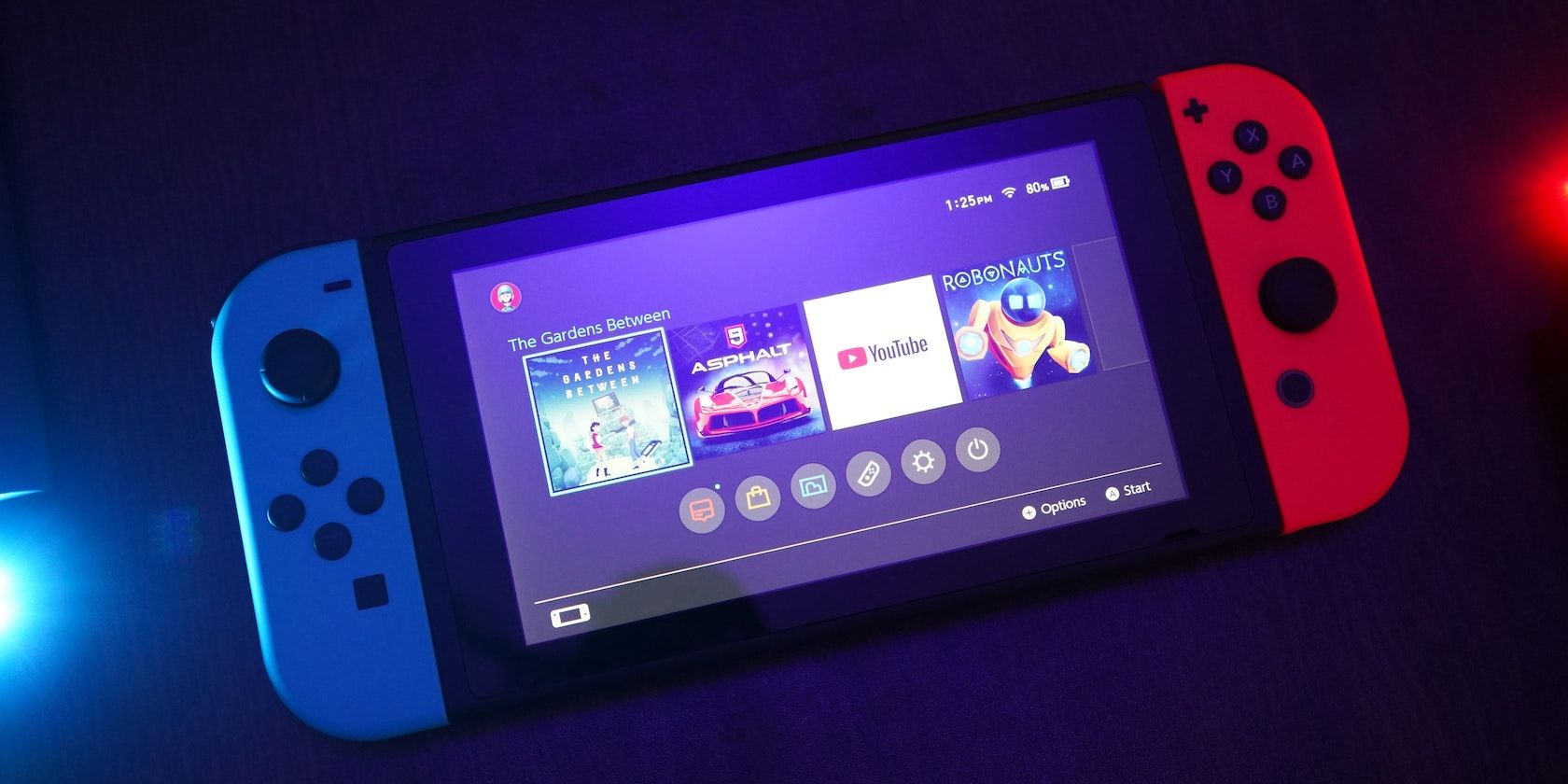 Настройка интерфейса Nintendo Switch