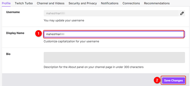 Сохраните изменения, нажав Сохранить изменения