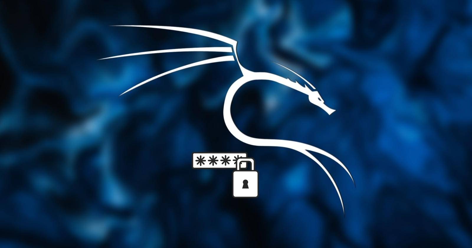 логотип Kali Linux с изображением замка, символизирующим безопасность