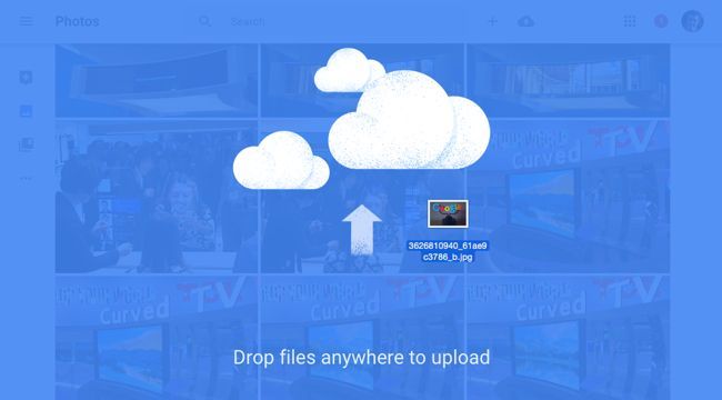 Интерфейс Google Фото: настройки загрузки