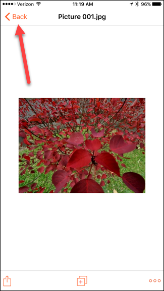 Просмотр фото в приложении iBridge 3