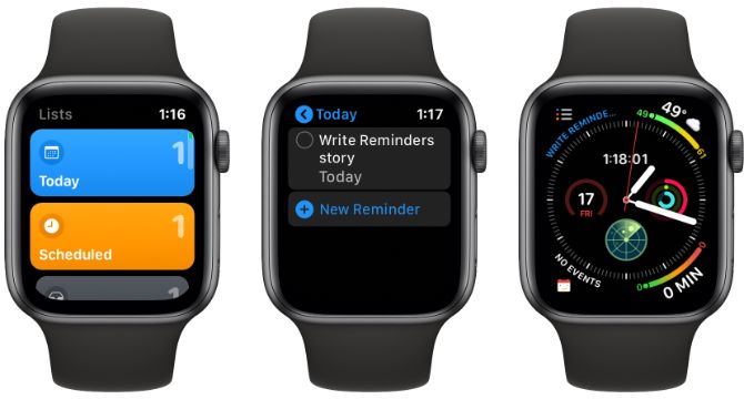 Apple Watch Reminders