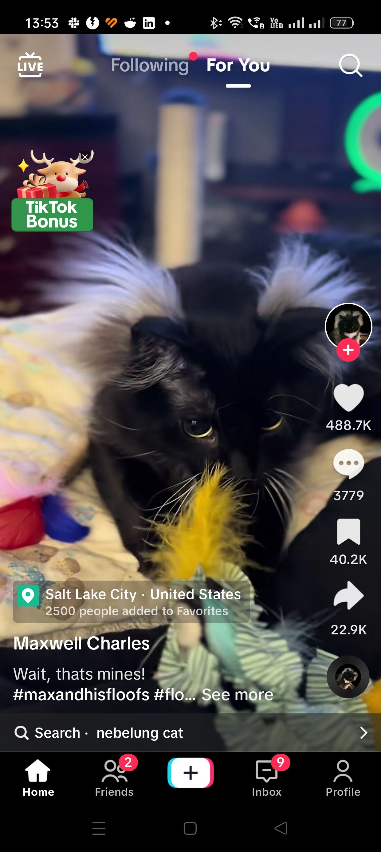 Просмотр видео в TikTok