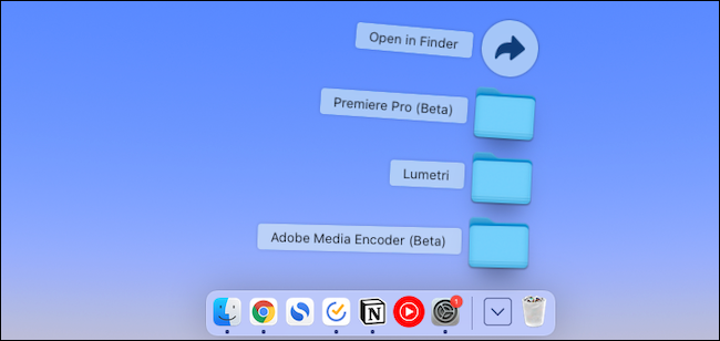 Add folders to Mac dock