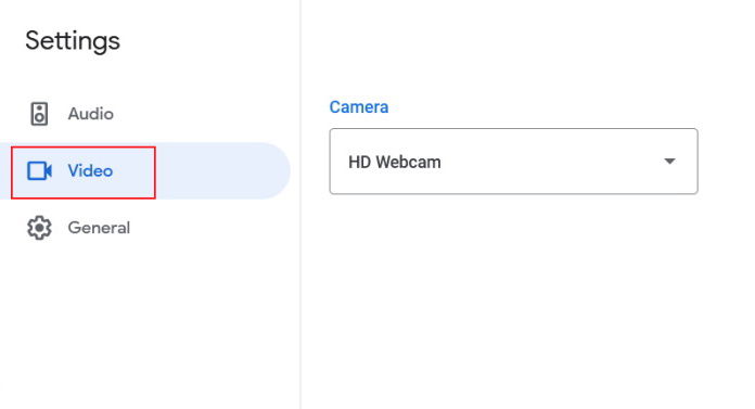 Проверка видео в Google Meet