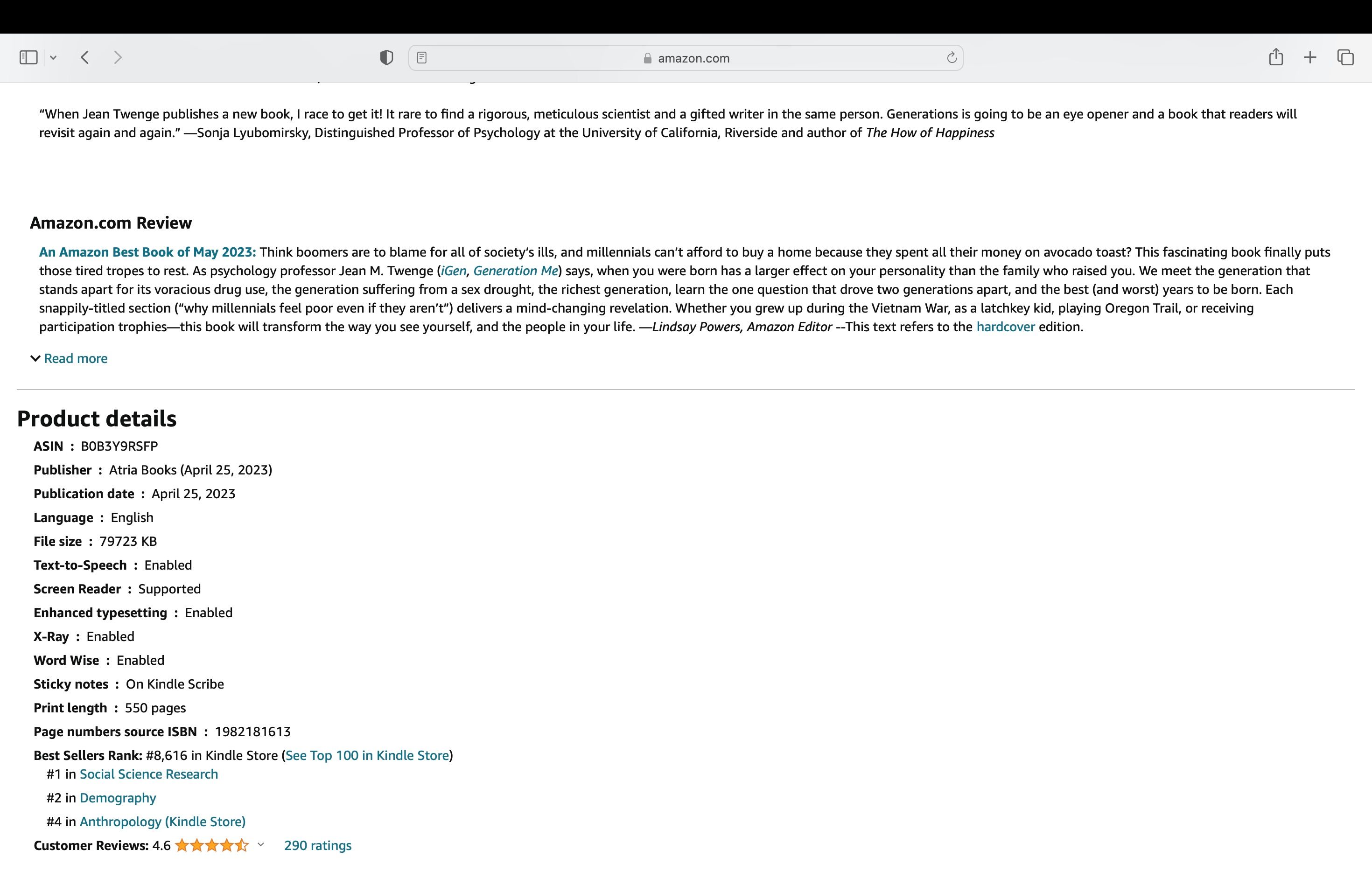 Детали товара книги в магазине Kindle