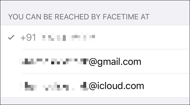 Проверьте способы связи для FaceTime