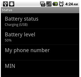 Livello batteria Android senza widget