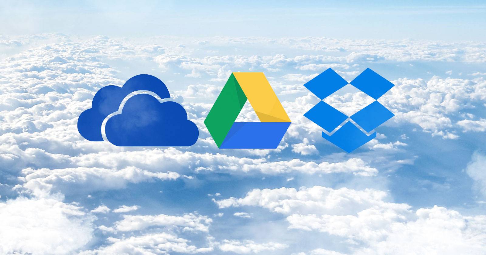 Dropbox vs Google Drive vs OneDrive — быстрое сравнение