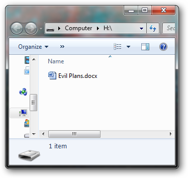 Зашифрованные файлы в смонтированном TrueCrypt-томе