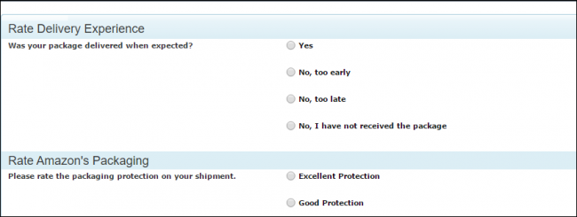 Оценка опыта доставки и упаковки