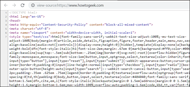 Как просмотреть HTML‑код страницы в Chrome