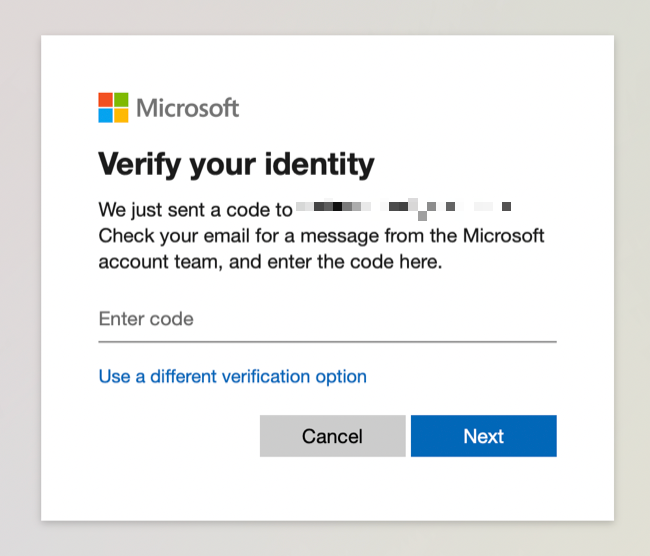 Ввод кода подтверждения