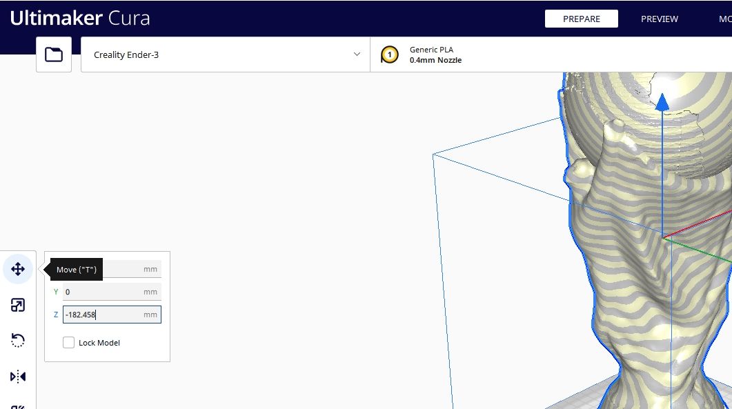 Move tool settings in Cura