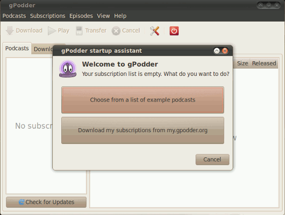 Автоматизация загрузки подкастов с gPodder