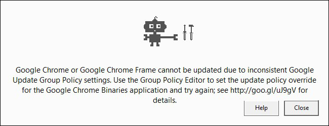 Исправить обновление Google Chrome в Windows