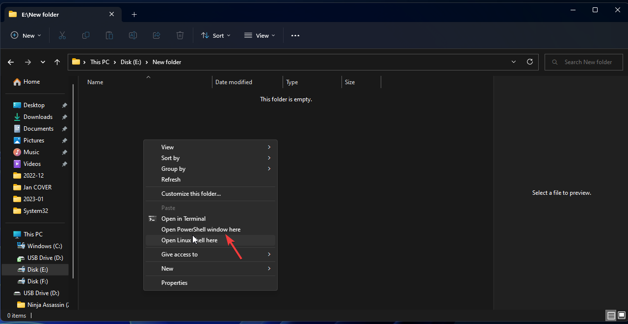 Powershell -shell script for windows